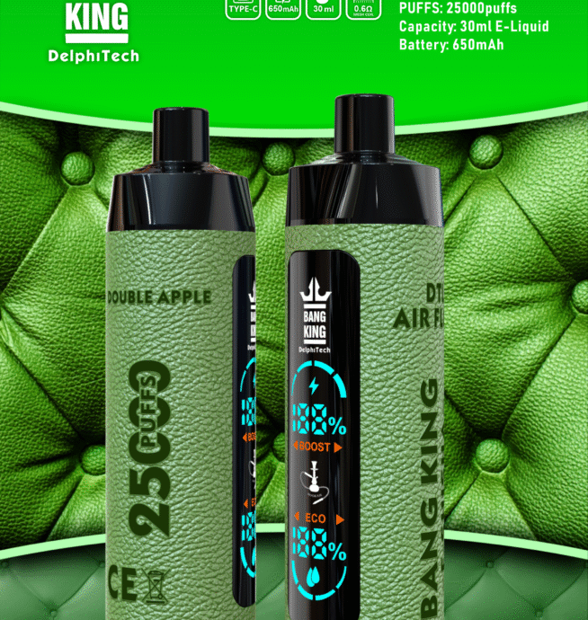 Bang King Shisha 25000 Puffs Leather Disposable Vape Pen - Image 4