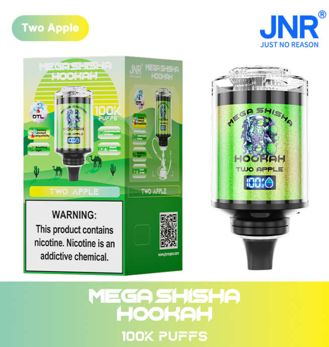 JNR Mega Shisha Hookah 100000 Puffs Disposable Vape - Image 3