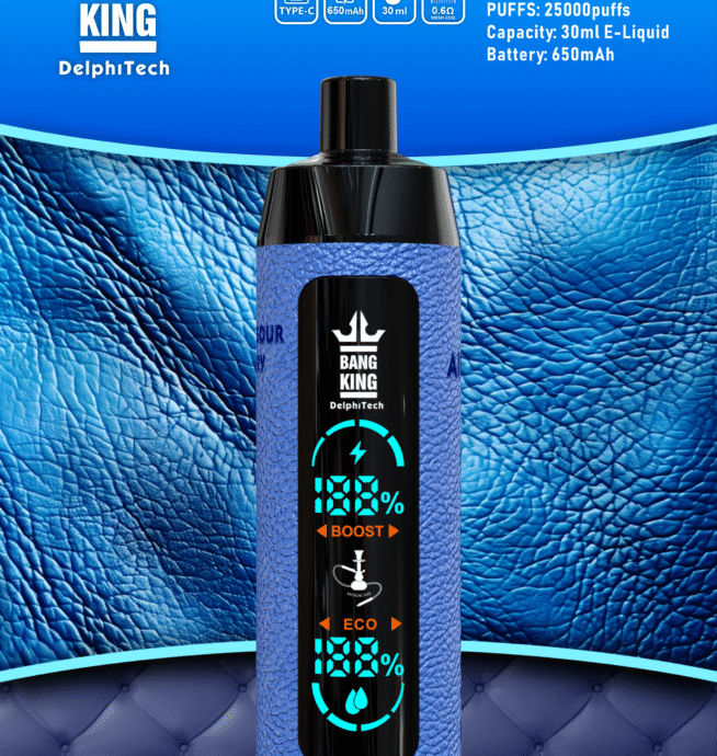 Bang King Shisha 25000 Puffs Leather Disposable Vape Pen - Image 5