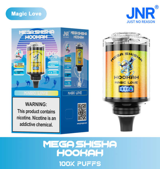 JNR Mega Shisha Hookah 100000 Puffs Disposable Vape - Image 7