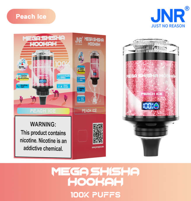 JNR Mega Shisha Hookah 100000 Puffs Disposable Vape - Image 8