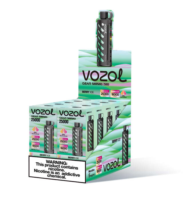 VOZOL Gear Shisha 25000 Puffs Disposable Vape - Image 6