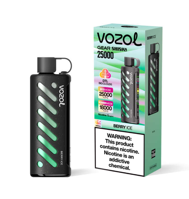 VOZOL Gear Shisha 25000 Puffs Disposable Vape - Image 3