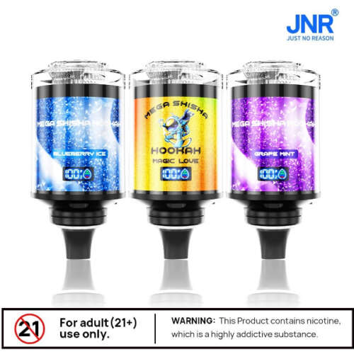 JNR Mega Shisha Hookah 100000 Puffs Disposable Vape