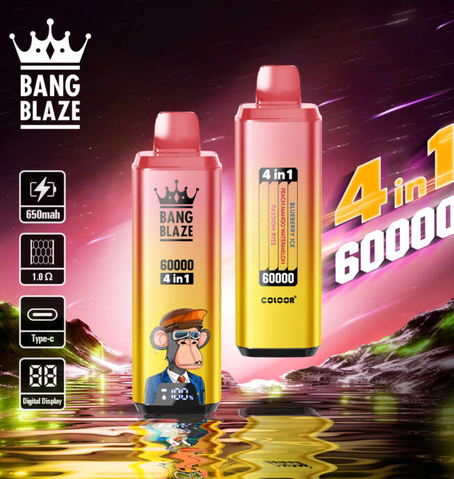 Bang Blaze 60000 Puffs Disposable Vape Rechargeable 4-in-1 Flavors - Image 7