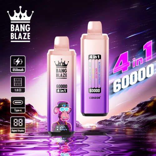 Bang Blaze 60000 Puffs Disposable Vape Rechargeable 4-in-1 Flavors