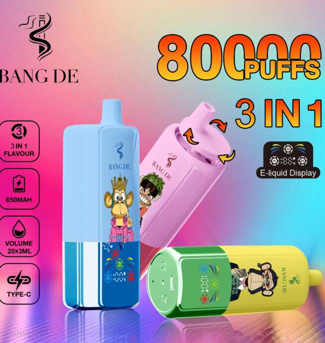 Bang DE 80K 3-in-1 Flavors 80000 Puffs