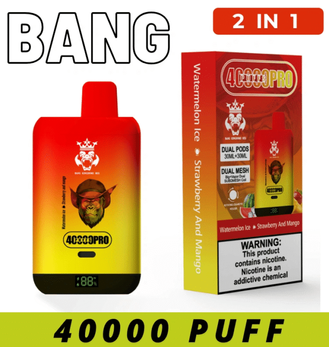 Bang Kingdoms Rex 40000 Puff Vape Double Flavor - Image 3