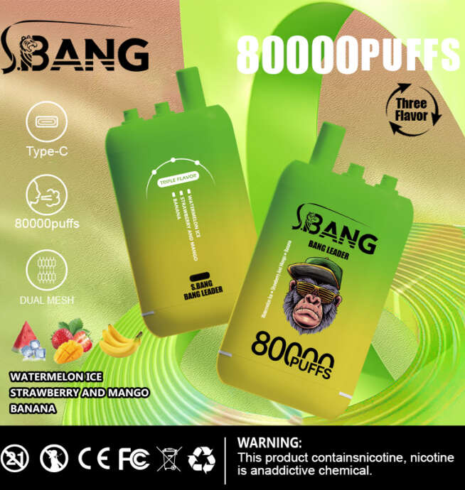 Bang Leader 80,000 Puffs  Vape 3 in 1 Flavors - Image 3