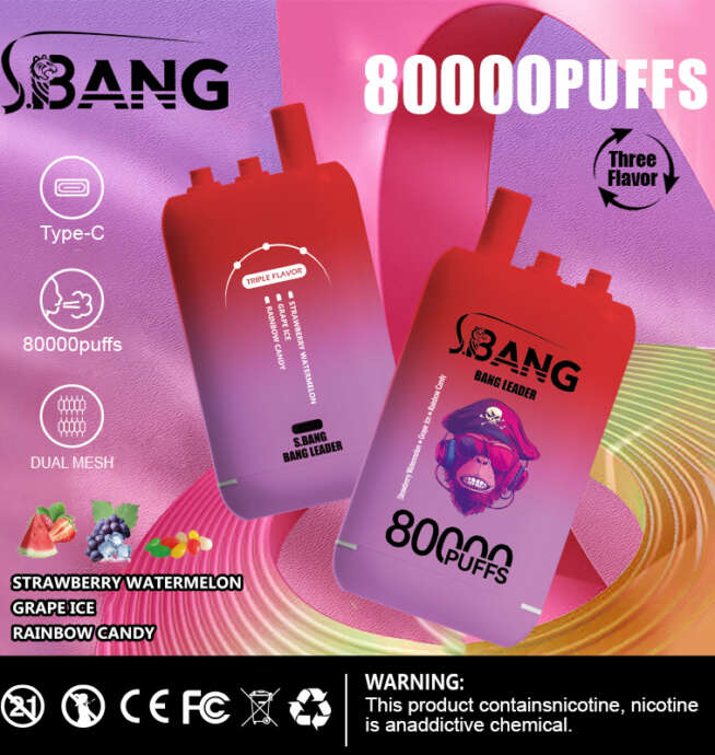 Bang Leader 80,000 Puffs  Vape 3 in 1 Flavors - Image 2