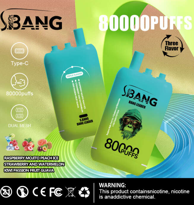 Bang Leader 80,000 Puffs  Vape 3 in 1 Flavors - Image 7