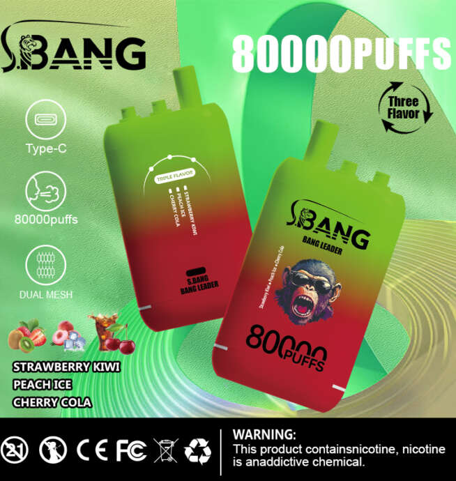 Bang Leader 80,000 Puffs  Vape 3 in 1 Flavors - Image 5