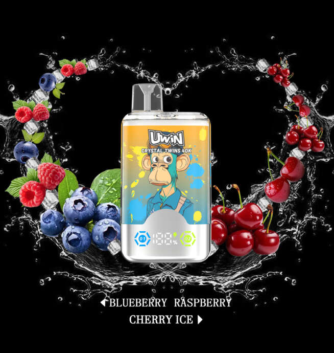 Uwin Twins Crystal 40000 Puffs Mesh Coil Vape - Image 5