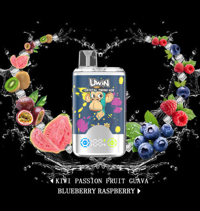 Uwin Twins Crystal 40000 Puffs Mesh Coil Vape - Image 4