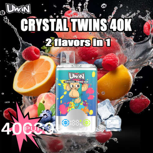Uwin Twins Crystal 40000 Puffs Mesh Coil Vape
