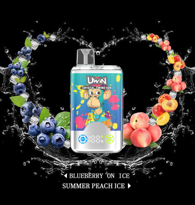 Uwin Twins Crystal 40000 Puffs Mesh Coil Vape - Image 6