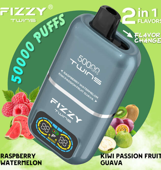 Fizzy Twins 50000 Puffs Double Taste Vape - Image 9