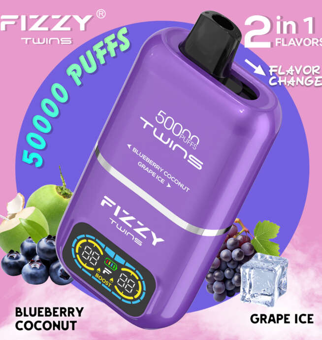 Fizzy Twins 50000 Puffs Double Taste Vape - Image 6
