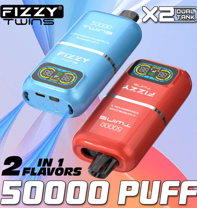 Fizzy Twins 50000 Puffs Double Taste Vape - Image 2