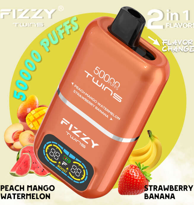 Fizzy Twins 50000 Puffs Double Taste Vape - Image 5