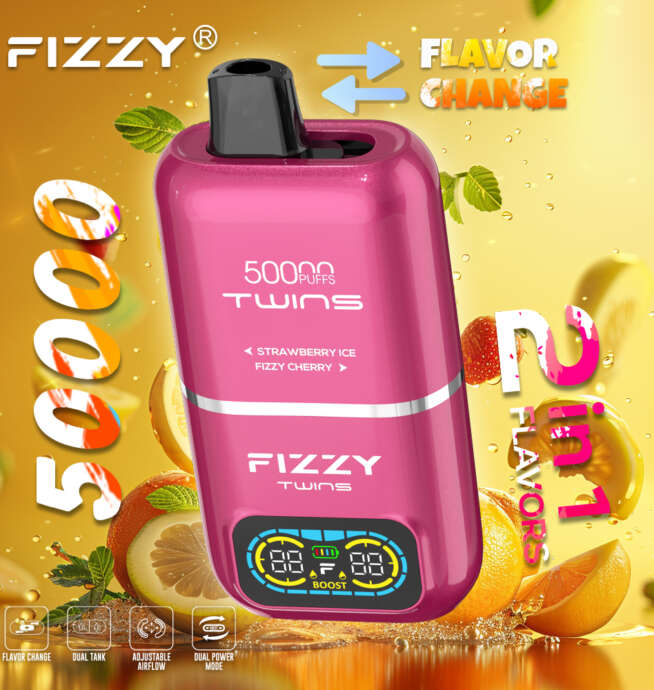 Fizzy Twins 50000 Puffs Double Taste Vape - Image 8