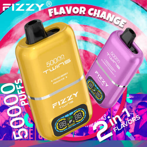 Fizzy Twins 50000 Puffs Double Taste Vape