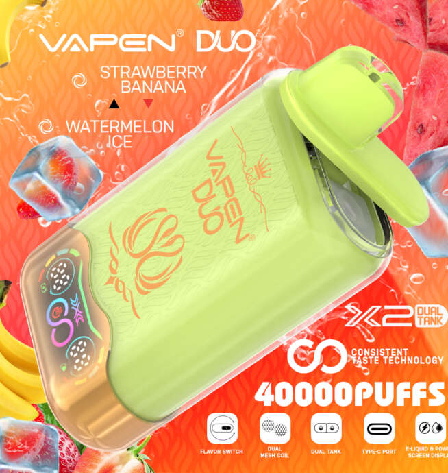 VAPEN DUO 40K Puffs Dual Flavors Vape with RGB - Image 4