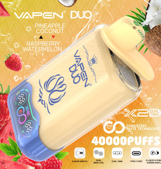 VAPEN DUO 40K Puffs Dual Flavors Vape with RGB - Image 6