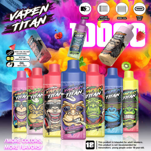 VAPEN TITAN 10K Puffs 2%/5% Nicotine