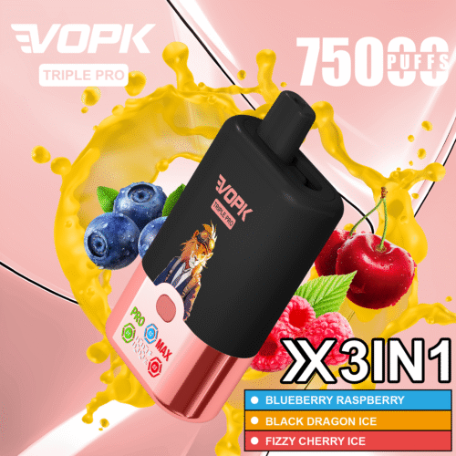 VOPK Triple Pro 75K Puffs 3-Tank Vape