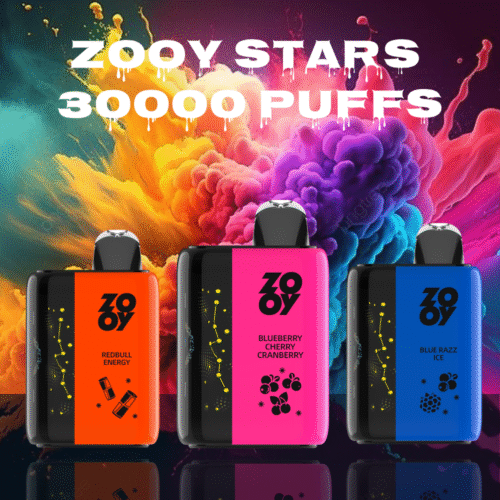 Zooy Stars 30000 Puffs 0/2%/3%/5% Nicotine