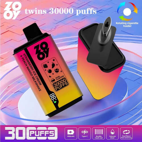 Zooy twins 30000 Puffs Vape Smart Screen