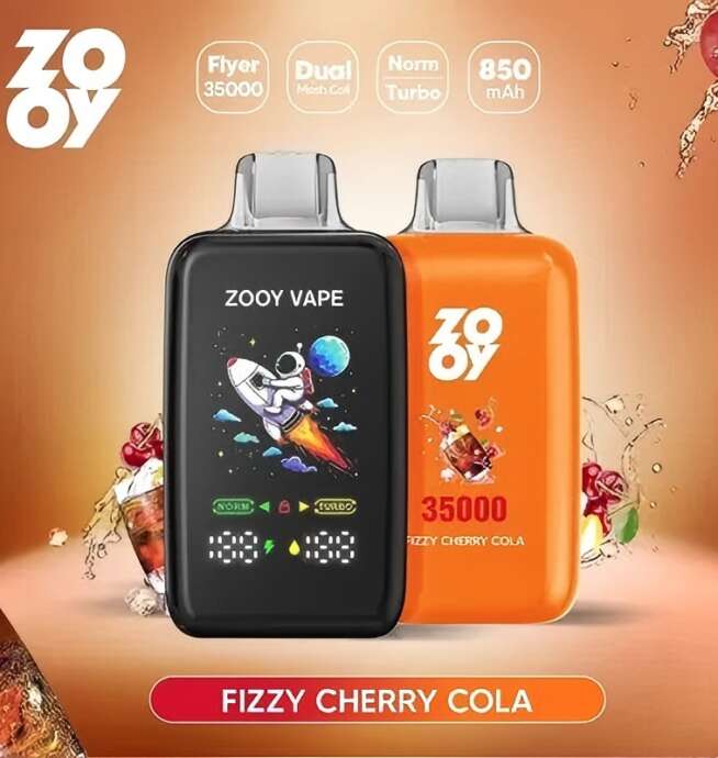 Zooy Flyer 35000 Vape: 850mAh 0.8 Double Mesh Coil - Image 2