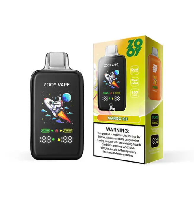 Zooy Flyer 35000 Vape: 850mAh 0.8 Double Mesh Coil - Image 6