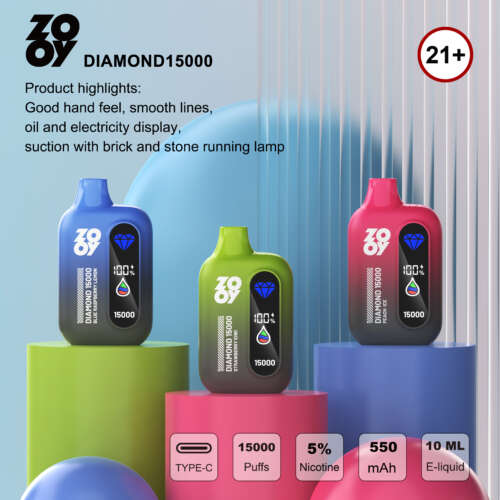 Zooy Diamond 15000 Puffs Disposable Vape