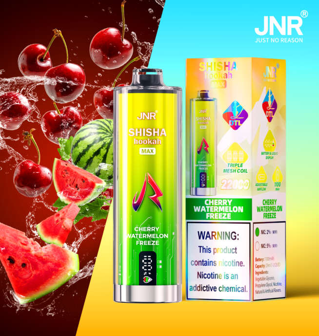 JNR Shisha Max 22K Puffs – Original Hookah Edition Disposable Vape - Image 5