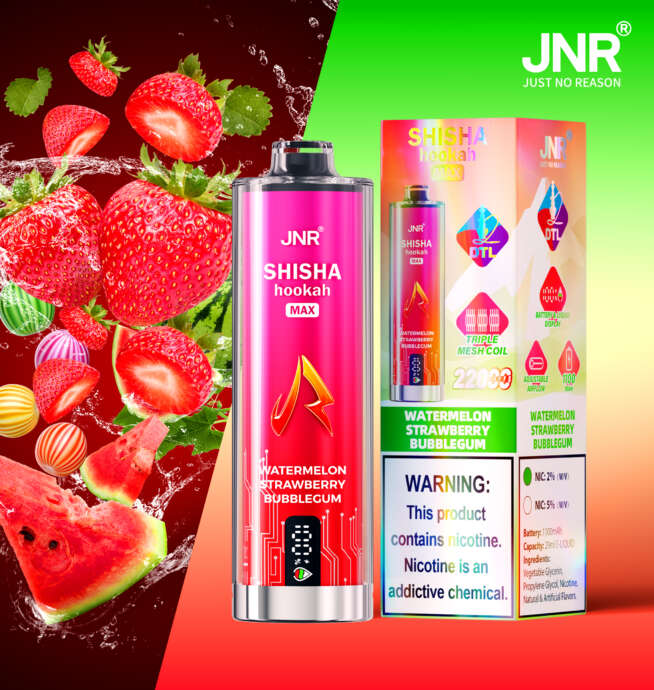 JNR Shisha Max 22K Puffs – Original Hookah Edition Disposable Vape - Image 6