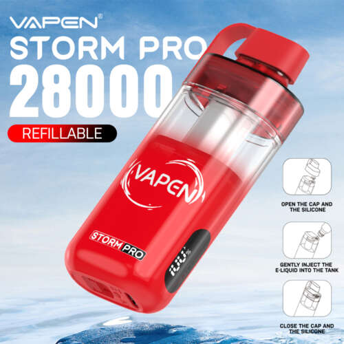 VAPEN STROM PRO 28000 Puffs Open System Refillable