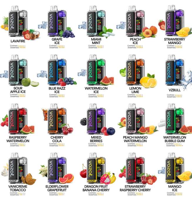 VOZOL Vista 20000 Puffs Disposable Vape - 50mg - Image 2