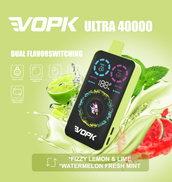 VOPK ULTRA 40000 Puffs Dual Flavor Vape - Image 4