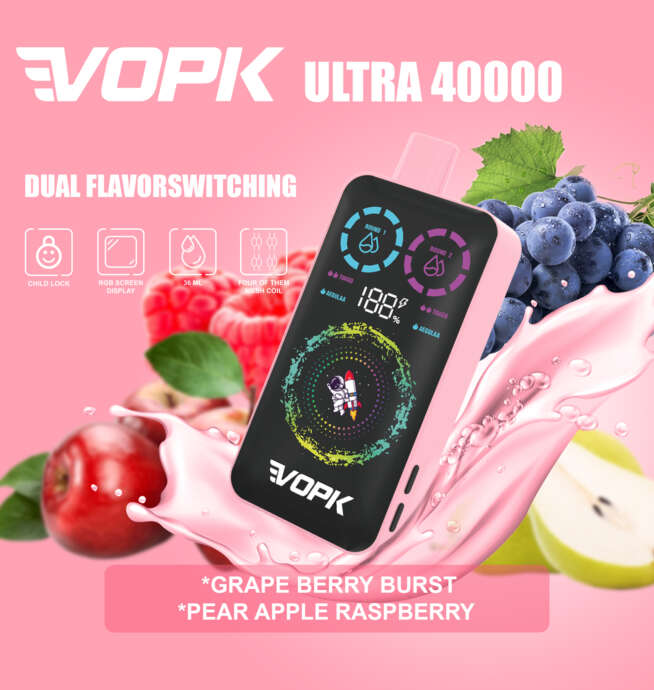 VOPK ULTRA 40000 Puffs Dual Flavor Vape - Image 3