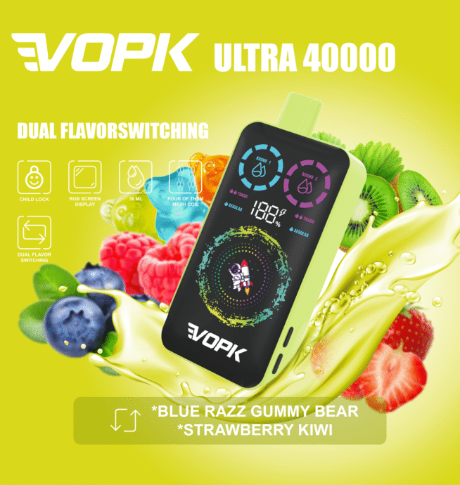 VOPK ULTRA 40000 Puffs Dual Flavor Vape - Image 2