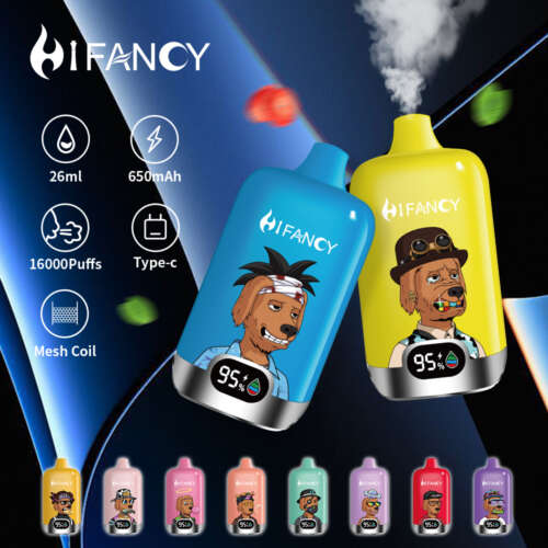 HIFANCY DIGITAL BOX 16000 Puffs 2%/3%/5% Nicotine