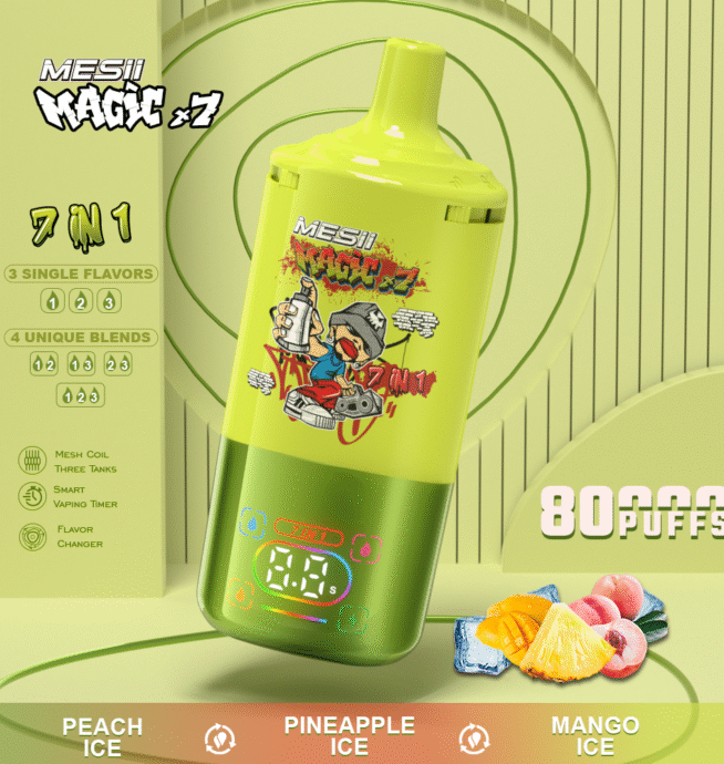 Mesii MAGIC X7 80k 7-N-1 90ml Oil Capacity Vape - Image 7