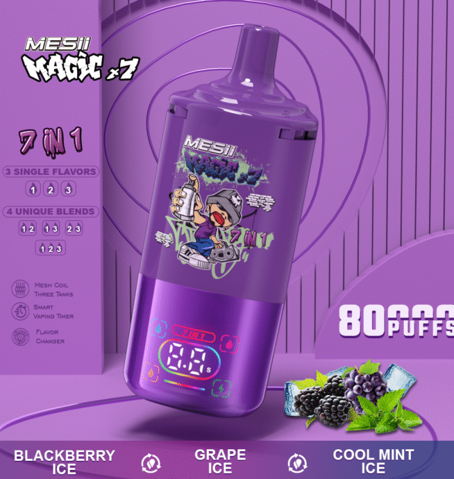 Mesii MAGIC X7 80k 7-N-1 90ml Oil Capacity Vape
