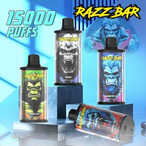 Razz bar 15000 Puffs 2%/5% Nicotine Vape