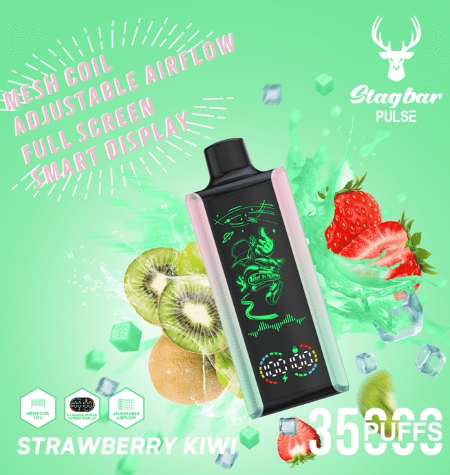 STAG BAR Pulse 35K Puffs Full LED Display 30ML - Image 5