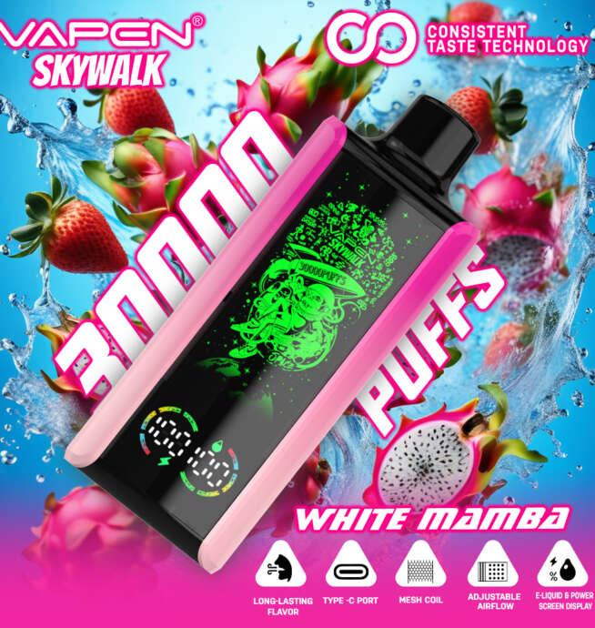 VAPEN SKYWALK 30K PUFF: 30000 Puffs with RGB Light - Image 10