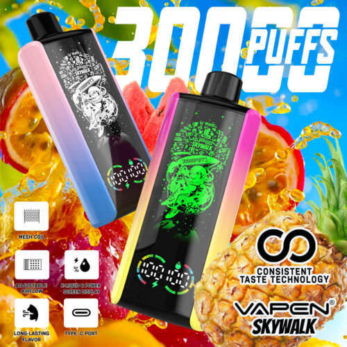 VAPEN SKYWALK 30K PUFF: 30000 Puffs with RGB Light