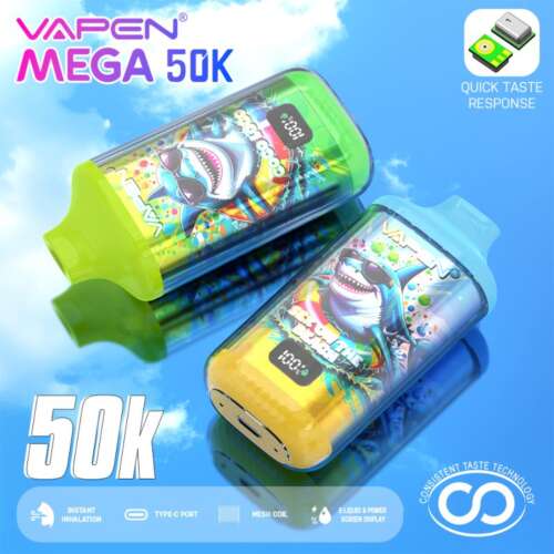 VAPEN MEGA 50K 50000 Puffs 12 Flavors